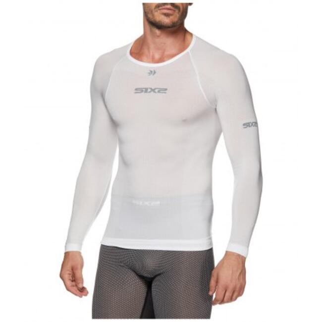 Six2 Maglia Termica Moto White Carbon Unisex